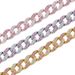 Unisex Popular Cuban Chain Jewelry Full Diamond Necklace Personality Hip Hop Jewelry 3A Rhinestone Versatile Multi Color Men's Necklace_ipsvogv.com