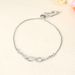 New Creative Adjustable With Micro Inlaid Water Diamond 8-shaped Bracelet_ipsvogv.com