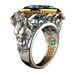 Hip Hop Men's Ring Magnificent Aquamarine Jewelry Ocean King Embroidery Sea King Poseidon Ring Engagement Women Men's Jewelry Ring_ipsvogv.com