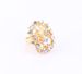 African Beads Gold Plated Shinning Flower Crystal Necklace Earrings Bangle Ring Jewelry Set_ipsvogv.com