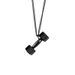 fashion dumbbell necklace for men Korean couple pendant for women personality jewelry clavicle chain fitness accessories_ipsvogv.com
