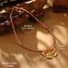 New Chinese Style Butterfly Enamel Necklace Retro Flower Pendant Clavicle Chain Beaded National Trend Hollow Necklace_ipsvogv.com