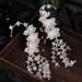 Women's Jewelry Floral Pearl Earrings With Elegant Hook Design, Electroplated Finish For A Sophisticated Look, Perfect For Spring And Summer Fashion_ipsvogv.com
