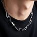 Necklace For Men, Irregular Titanium Steel, No Fading, High-end And Versatile Design, Hip-hop Summer Accessories,_ipsvogv.com