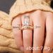 Cao Shi Temperament Three Piece Set Inlaid With Zircon Elegant Diamond Wedding Party Matching Ring_ipsvogv.com