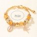 Hot Selling Cartoon Gold Potter Pendant Bracelet, Women's Pan Style DIY Crystal Bead Bracelet_ipsvogv.com