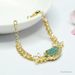 Unisex Natural A Grade Jade Bracelet Blue Water Leaf Bracelet Jade_ipsvogv.com
