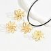 New Fashion Women's Earnail Index Finger Ring Set Hip Hop Rotating Flower Necklace Versatile Jewelry_ipsvogv.com
