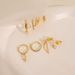 Women’s Jewelry Set Fashion Hot Sales Real Gold Brass Electroplating Fashionable Zircon Tassel Earrings Ladies Personalized Earrings Set_ipsvogv.com