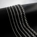 1.5/2/3/4/5/6MM stainless steel corner chain with plain chain gold/steel/black 45 75cm_ipsvogv.com