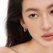 Women's Jewelry Broken Series Irregular Diamond Earrings Light Luxury High End Design Fashion Temperament C Shaped Earrings Ear Jewelry_ipsvogv.com