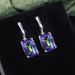 Exaggerated Crystal Earrings With Large Main Stone S925 Sterling Silver Inlaid With Colored Crystals 11 Carat Earrings For Women_ipsvogv.com
