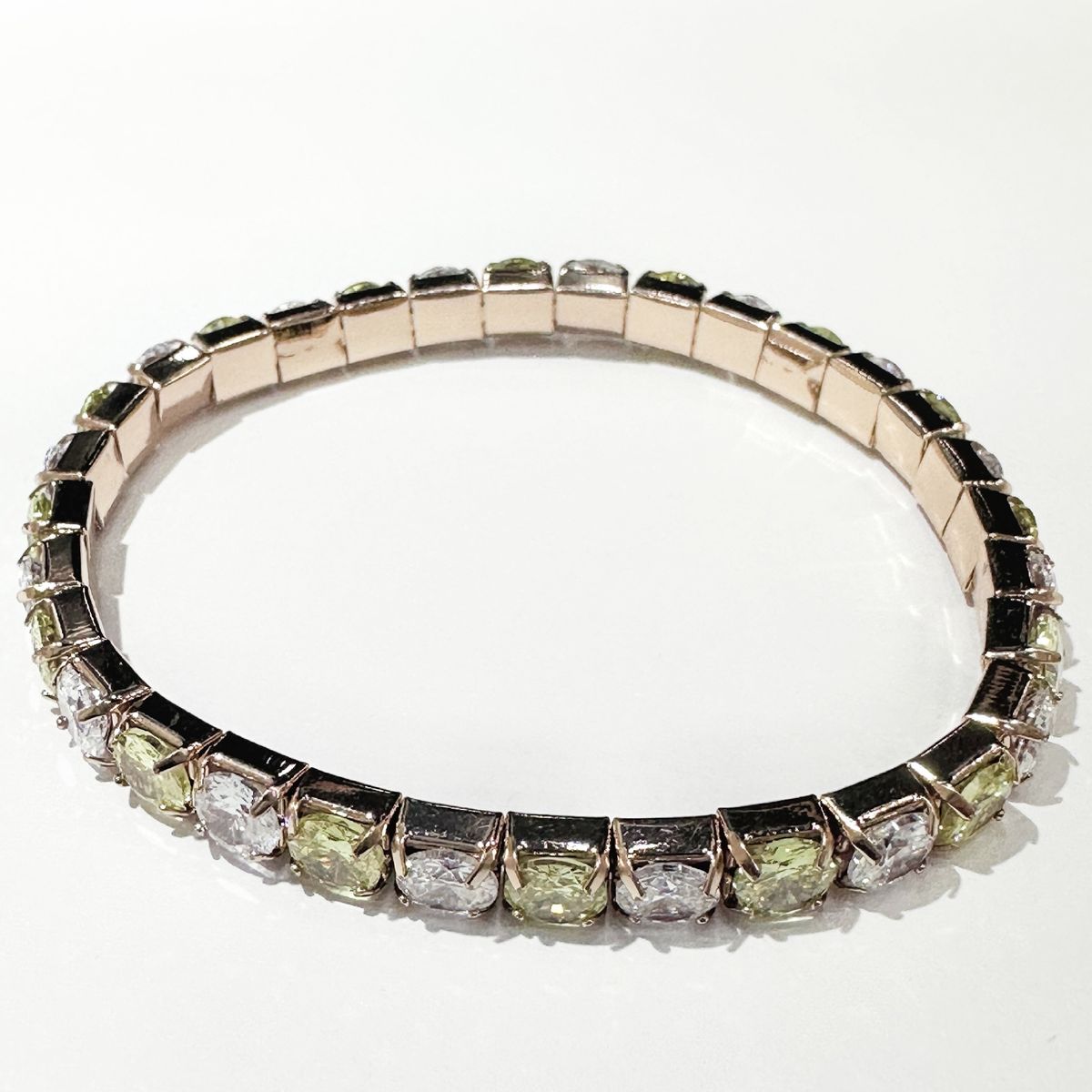 Fashion Versatile Zircon Elastic Bracelet 5.0 Simple Personality Ins Wind Multicolor Zircon Bracelet_ipsvogv.com