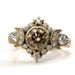 Sanjie Moonlight Star Coffee Color Ring Women's Fashion Versatile Zircon Jewelry Women_ipsvogv.com