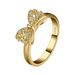 Three Dimensional Butterfly Gold Ring Micro Inlaid Zircon Fashion Jewelry_ipsvogv.com