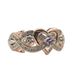Sanjie's New Princess Square Diamond With A Heart-shaped Rose Gold Dual Tone Zircon Ring_ipsvogv.com