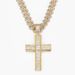 Full Diamond Style Large Cross Pendant Personalized Accessories Hip Hop Men's Necklace Jewelry_ipsvogv.com