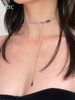 Little Sweet Potato Full Diamond Long Necklace With Super Sparkling Pink Zircon Neck Shining Design Light Luxury Sweater_ipsvogv.com