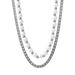 Hip Hop Trendy Double Layer Pearl Necklace For Men And Women Ins Cold Style Design Personality Necklace Couple Accessories_ipsvogv.com