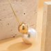 Japanese And Korean Simple Niche Design Women's Necklace Personality Inlaid Pearl Alloy Necklace High Grade Clavicle Chain_ipsvogv.com