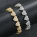 Unisex Jewelry Fashion Hip Hop 10mm Love Bracelet Micro Inlaid Zircon Personality Trend Heart Shaped Male And Female Couple Hip Hop Jewelry_ipsvogv.com