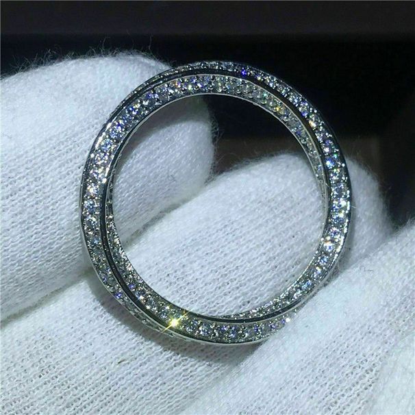Cao Shi's new creative fashion alloy Rhinestone women's ring set jewelry_ipsvogv.com