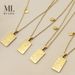 Stainless Steel 12 Constellation Necklace Female K Gold Square Twelve Constellation Titanium Steel Pendant Clavicle Chain_ipsvogv.com