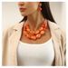 Trendy Jewelry Jelly Colorful Beaded Double Layer Sweater Chain 8290_ipsvogv.com