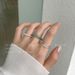 Guo Ya Li Ke Pearl Set Combination Women's French Sensory Index Finger Fashion Personality Ring_ipsvogv.com