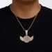 hop New Product Creative Full Diamond Wings Alloy Pendant Trendy Hip Hop Cuban Chain Necklace_ipsvogv.com