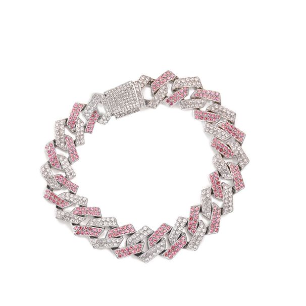 New Heavy Industry Full Diamond Cuban Chain Necklace Premium Hip Hop Necklace Men's Accessories Cuban Chain Diamond_ipsvogv.com