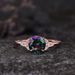 Sanjieins New Colorful Crystal Rose Gold Three Piece Set Ring For Women_ipsvogv.com