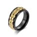 Rotatable gear decompression ring to relieve anxiety niche light luxury design titanium steel hand jewelry_ipsvogv.com