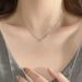 pure Silver S Water Droplet Zircon Necklace For Women ! 2024 New Model, Light Luxury And High-end Feel, Versatile Daily Model, Feel,_ipsvogv.com