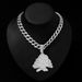 Fashionable Alloy Block Rock Sugar Diamond Creative Christmas Tree Pendant, Hip-hop Men's Niche Atmosphere Jewelry_ipsvogv.com
