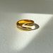INS Electroplated Titanium Steel Transparent Zircon Open Versatile Ring_ipsvogv.com