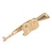 Hip Hop Braces Gold Teeth AK47 Rifle Shape Gold Braces Trend Halloween Hip Hop Cross Border Factory Direct Sales_ipsvogv.com