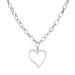 Love Stainless Steel Necklace, Exaggerated Love Pendant, High-end Sensory Necklace_ipsvogv.com