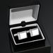 New Men's Business Silver Cufflinks Creative Square Striped Cuff Nails French Fashion Cufflinks Spot_ipsvogv.com