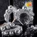 Hot Selling Disco Mirror Ball Headband Disco Ball Silver Rain Silk Hair Accessories 70S Cowboy Party_ipsvogv.com