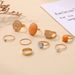 New Hot Selling Fashion Set With Diamond Inlay, Minimalist 9-piece Combination Set, Joint Ring_ipsvogv.com