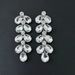 Fashion diamond studded rhinestone long multi layer water drop earrings for women jewelry_ipsvogv.com
