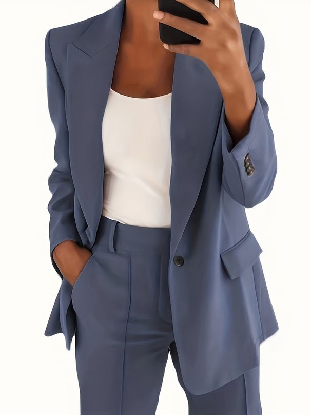 Women's Clothing Women's Clothing New Fashion Advanced Slim Lapel Cardigan Temperament Suit Jacket Suit Women_ipsvogv.com