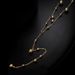 Meichen INS New Gold Plated Long Chain Gift Stainless Steel Round Bead Tassel Pendant Necklace For Women_ipsvogv.com