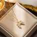 Hot Selling Bow Necklace Women's Niche Design High-end Sense Temperament Joker Sweet Jewelry Pendant_ipsvogv.com