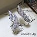 Cao Shi's Hot Selling Exaggerated Horse Eyes Set With Diamonds, Angel Wings, Earrings, Jewelry, Adjustable Women's Rings_ipsvogv.com