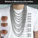 Mens Necklaces Chains Stainless Steel Black Gold Sier Color Necklace For Men Women Curb Cuban Jewelry 3/5/7/9/11mm_ipsvogv.com