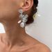 Elegant And Luxurious Leaf Pendant Metal Three-Dimensional Studs New Women's Earrings_ipsvogv.com