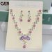 2025 Necklace And Earring Bridal Fashion Full Diamond Jewelry Two-Piece Set_ipsvogv.com