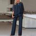 Women's Clothing hot-selling new European and American fashion solid color loose casual irregular suit_ipsvogv.com